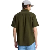 quiksilver camisa manga corta camisa timebox hombre para hombre