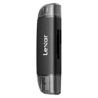 lector de tarjetas lexar lrw310x doble slot usb-ac 205 mbs negro