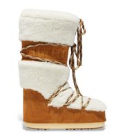 moon boot para mujer 80d1402610 botas de piel lab69 cream con borreguito marron 4244 cordones casual nieve