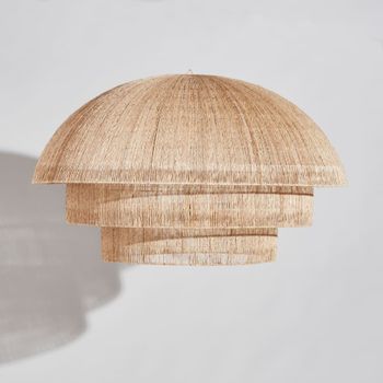 Lámpara de techo no electrificada de yute Ø90,5 cm