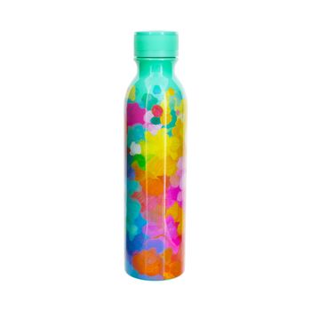 Botella termo 75 cl  multicolor silicona  28 x  6.8 cm x 7 cm