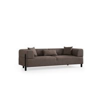 sofa de 3 plazas gio marron