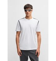 boss para hombre 50531230 camiseta tape blanco 4xl casual algodon manga corta