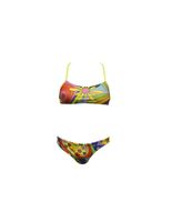 bikini ras top love multicolor mujer