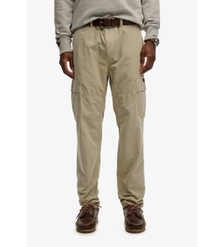 Superdry para hombre. M7011439A Pantalón Ripstop Light Cargo beige (34/32), Casual, Algodón