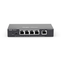 reyee switch 5xgb rj45 4 poepoe 54w steel