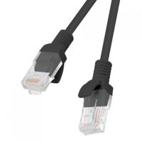 lanberg cable de red rj45 utp cat6 5m negro