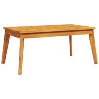 mesa de comedor de jardin  mesa de exterior madera maciza de acacia 100x55x45 cm