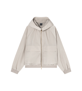 A|X Armani Exchange para mujer. XW001932AF21526U6223 Cortavientos ligero beige (L), Casual, Poliéster