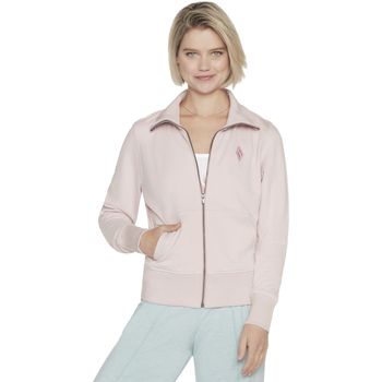 Skechers Chaqueta deporte The Hoodless Hoodie Diamond Jacket para mujer
