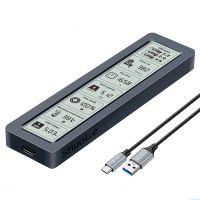 shuole sl-tn26-p caja ssd m2 sata con pantalla digital usb 32 gen1 type-c 5gbps alta velocidad disipacion de calor ale