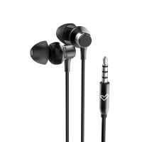 energy sistem metallized auriculares con cable negros