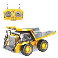 yigong 258-21 120 24g 9ch coche de control remoto camion volquete luz led musica modelos de vehiculos de construccion