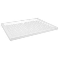 plato de ducha con puntos abs blanco 80x100x4 cm vidaxl