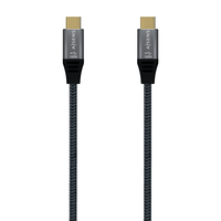 aisens cable usb 32 gen2x2 aluminio 20gbps 5a 100w e-mark tipo usb-cm-usb-cm gris 20m
