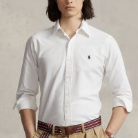 polo ralph lauren custom-fit cotton oxford shirt - xxl