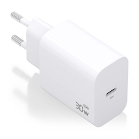 aisens cargador gan 30w 1xusb-c pd30 blanco