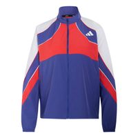 adidas adizero archive chaqueta para correr mujeres - azul rojo