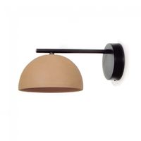 aplique de pared led absis terracota 35w
