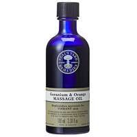neals yard remedies massage oils geranium and orange massage oil 100ml