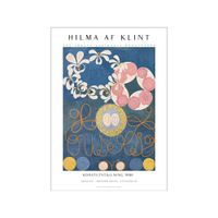 poster hilma af klint - art exhibition iii sin marco  - 50 x 70 cm