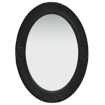 Espejo De Pared Estilo Barroco Negro 50x70 Cm Vidaxl