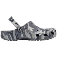 crocs zuecos sandales classic printed camo gris  noir para hombre