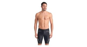 Traje de bano spider web arena jammer negro blanco para hombre