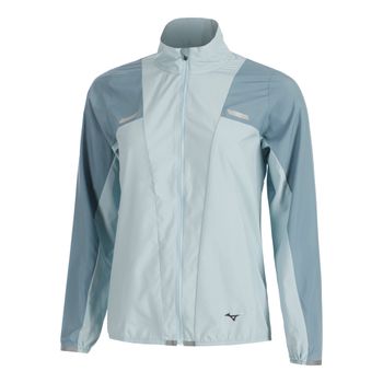Mizuno Tech Light Chaqueta Para Correr Mujeres-Color Petróleo