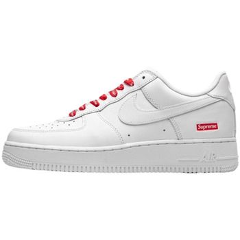 Nike Deportivas Moda Air Force 1 Low White Supreme para mujer