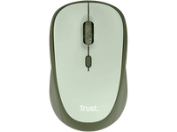 reacondicionado seminuevo muy bueno raton inalambrico - trust yvi rf wireless 1600 dpi 83 de plastico reciclado verde
