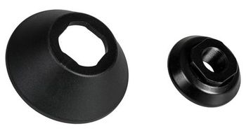 Hubguard non driveside rear hubguard black