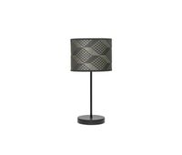 lampara sobremesa metal color negro serie moda 17cm