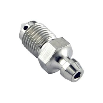Purgador pinza de freno M8x1.25 longitud 27mm inox gris