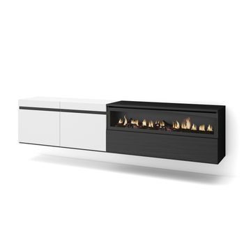 Mueble Tv, Televisión, Muebles De Salón, Almacenaje, 200x45x35cm, Para Tv Hasta 80