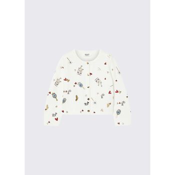 Liu Jo Chaqueta de punto Cárdigan con estampado para niña