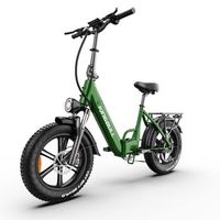 bicicleta electrica maxturn literider 20- motor 500w bateria 48v135ah 20 pulgada neumaticos freno de disco hidraulico - verde