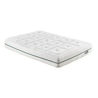 colchon carabe de latex natural 100 alto confort 25 cm transpirable-160x190-blanco-27cm