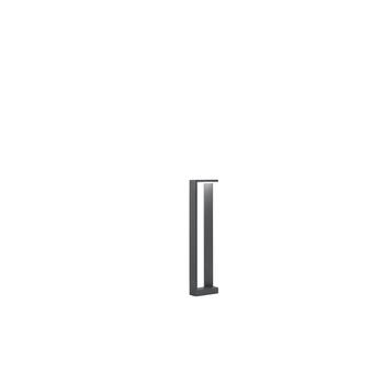 Baliza Led De Jardín Quad - 10w, Ip65, 800lm, 60cm De Altura, 3000k, Aluminio Pintado, Color Antracita - Perenz