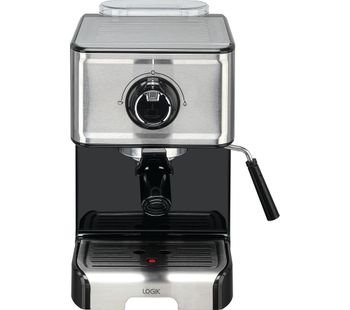 L15EXC19 Espresso Coffee Machine - Stainless Steel & Black, Stainless Steel
