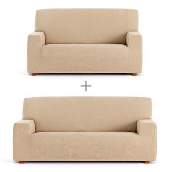 Fundas De Sofa Mod/7 Elastica Troya 3-2 Pl. C/1