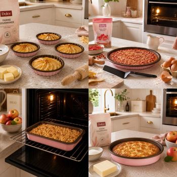 Juego de 8 piezas dulce y salado aluminio reciclado y reciclable y re