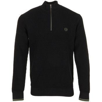 Fred Perry Jersey Waffle Stitch Half Zip Jumper para hombre