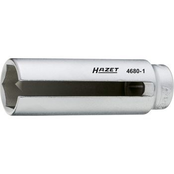 Hazet 4680-1 Llave Para La Sonda Lambda ∙ Cuadrado Hueco 1/2 Pulgadas (12,5 Mm) ∙ Perfil De Hexágono Exterior ∙ 22 Mm