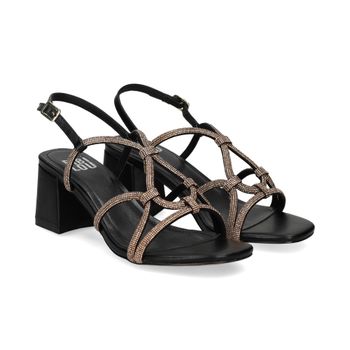 Bibi Lou Sandalias Con Tacón Mujer - Marrón, Dorado Talla 39