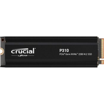 SSD M.2 Crucial P310 1TB PCIe 4.0 NVMe 7100MB/s Disipador Térmico Licencia Oficial PS5