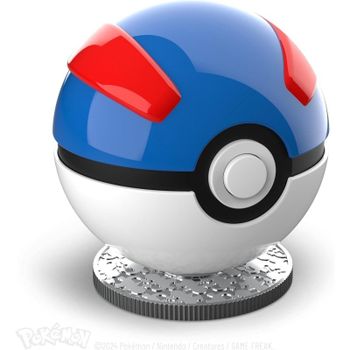 Réplica Electrónica Mini Great Ball Pokémon 8 Cms