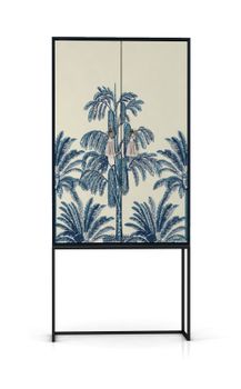 Armario aparador 2 puertas MDF estampado tropical