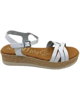 de OH MY SANDALS SANDALIA PIEL MUJER 5690 BLANCO