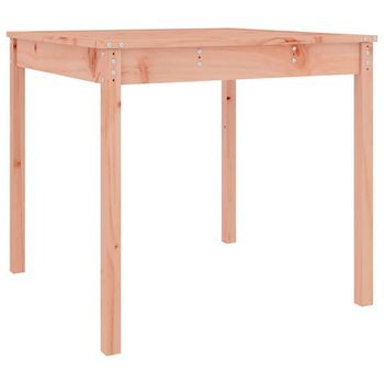 Mesa De Jardín | Mesa De Exterior Madera Maciza De Abeto Douglas 82,5x82,5x76 Cm